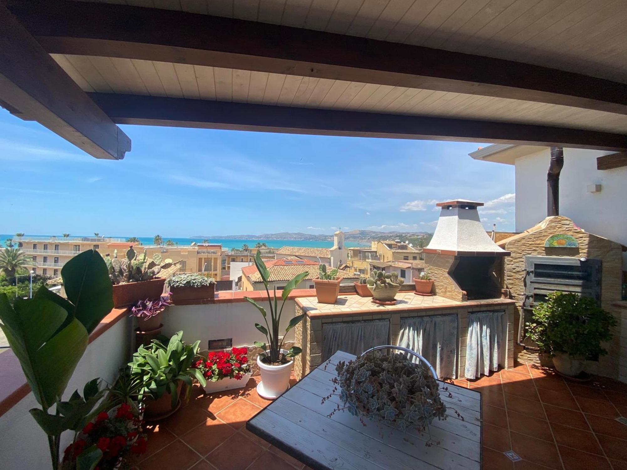Villa La Terrazza Di Pollon San Leone Exterior foto